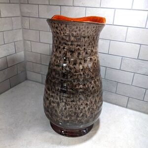 Vintage 1970s Haeger Mid Century Modern Lava Glaze Vase